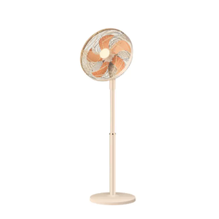 Ventilatore da pavimento semplice in stile crema per la casa